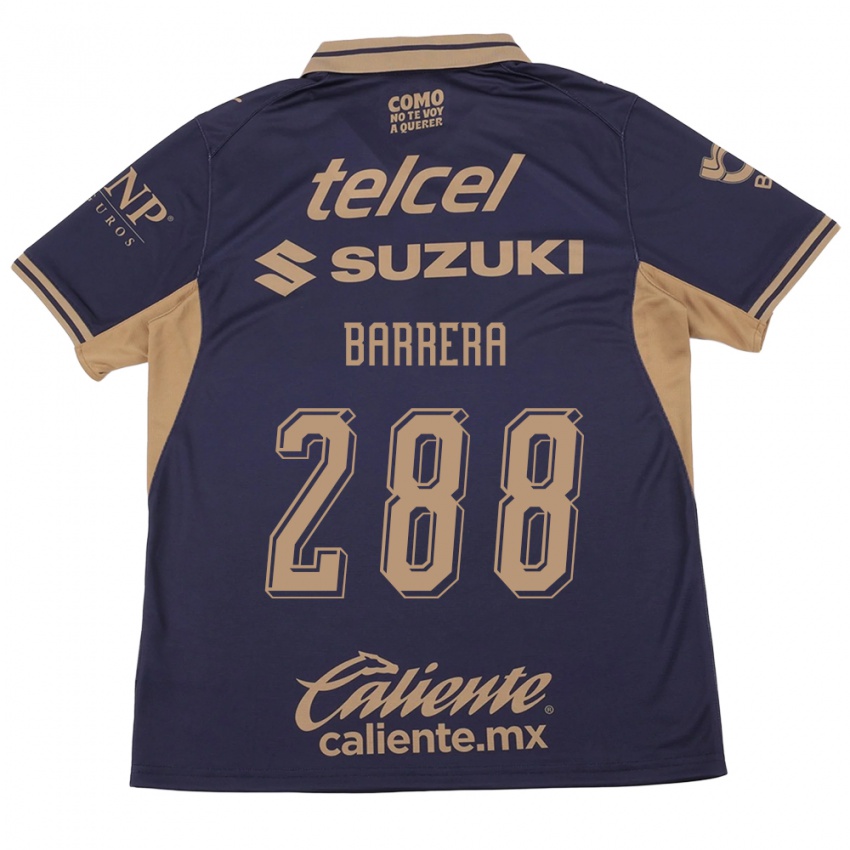 נשים Diego Barrera #288 סגול חום ג'רזי ביתית 2026/27 חולצה קצרה