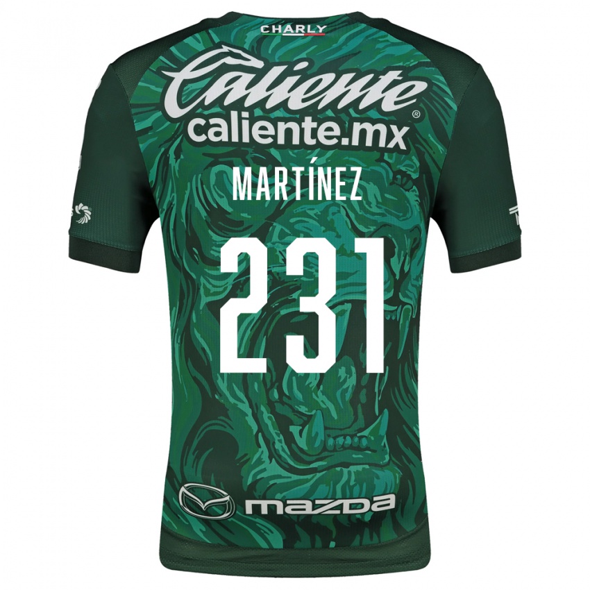 נשים Franco Martínez #231 ירוק שחור ג'רזי ביתית 2026/27 חולצה קצרה
