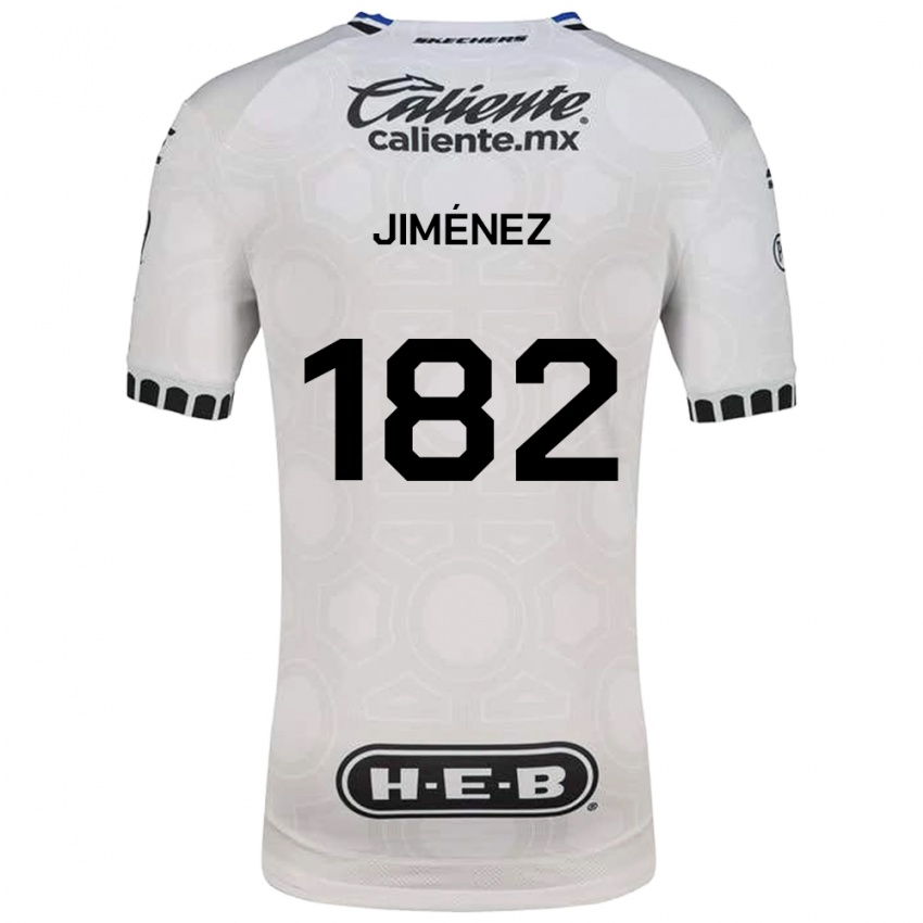 נשים Carlos Jiménez #182 לבן שחור כחול ג'רזי ביתית 2026/27 חולצה קצרה