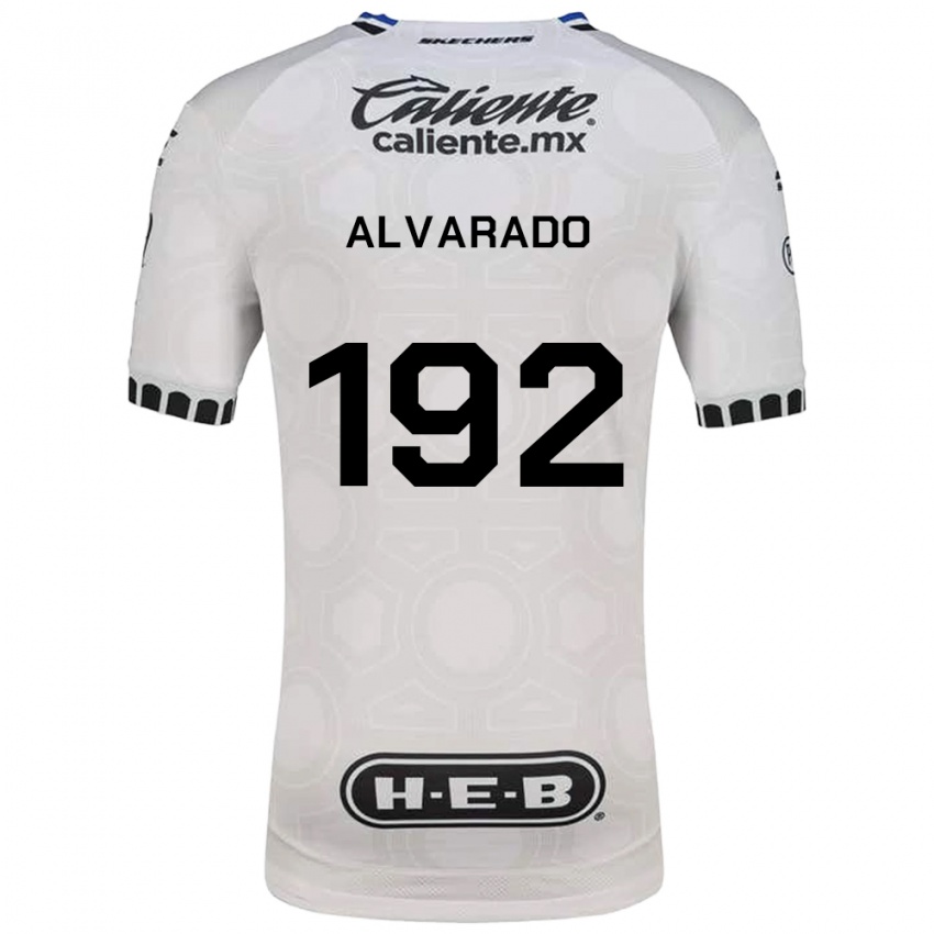נשים Edwin Alvarado #192 לבן שחור כחול ג'רזי ביתית 2026/27 חולצה קצרה