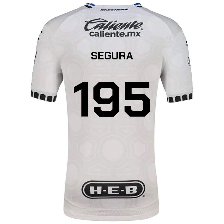 נשים Rubén Segura #195 לבן שחור כחול ג'רזי ביתית 2026/27 חולצה קצרה