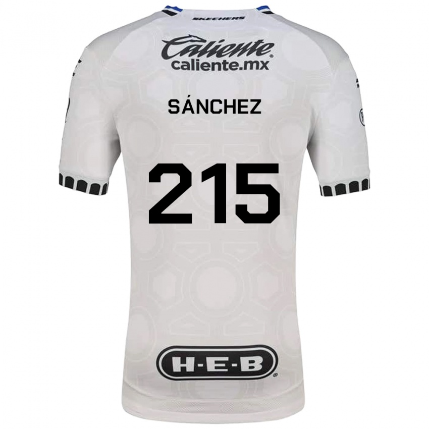 נשים José Sánchez #215 לבן שחור כחול ג'רזי ביתית 2026/27 חולצה קצרה