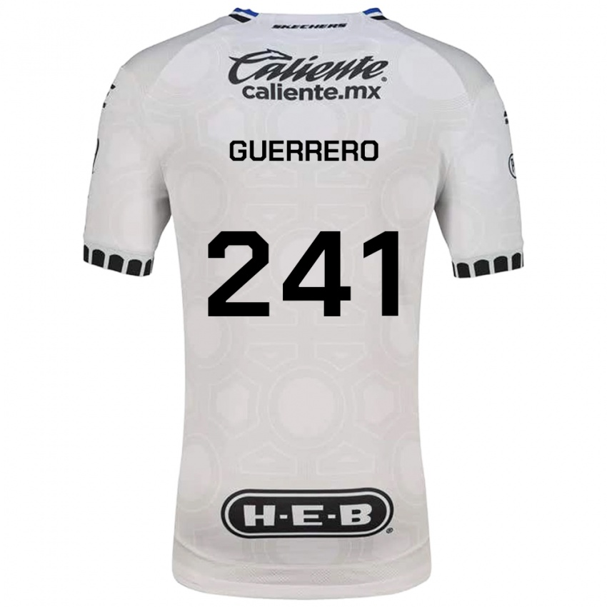 נשים Emiliano Guerrero #241 לבן שחור כחול ג'רזי ביתית 2026/27 חולצה קצרה