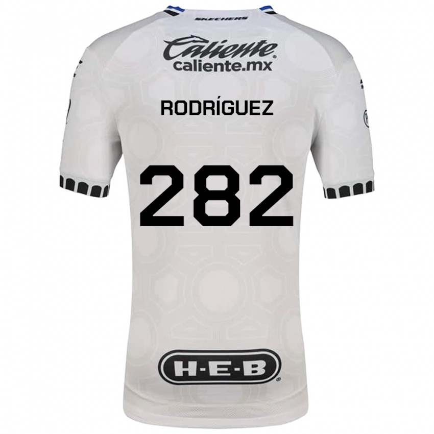 נשים Aldo Rodríguez #282 לבן שחור כחול ג'רזי ביתית 2026/27 חולצה קצרה