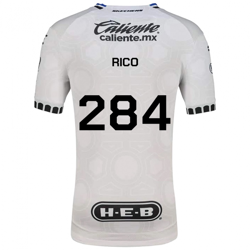 נשים Ian Rico #284 לבן שחור כחול ג'רזי ביתית 2026/27 חולצה קצרה