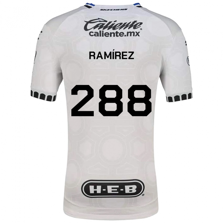 נשים Santiago Ramírez #288 לבן שחור כחול ג'רזי ביתית 2026/27 חולצה קצרה