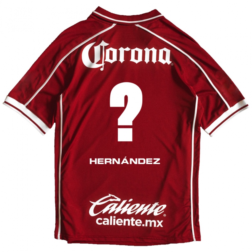 נשים Francisco Hernández #0 לבן אדום ג'רזי ביתית 2026/27 חולצה קצרה