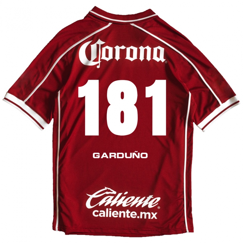 נשים Carlos Garduño #181 לבן אדום ג'רזי ביתית 2026/27 חולצה קצרה