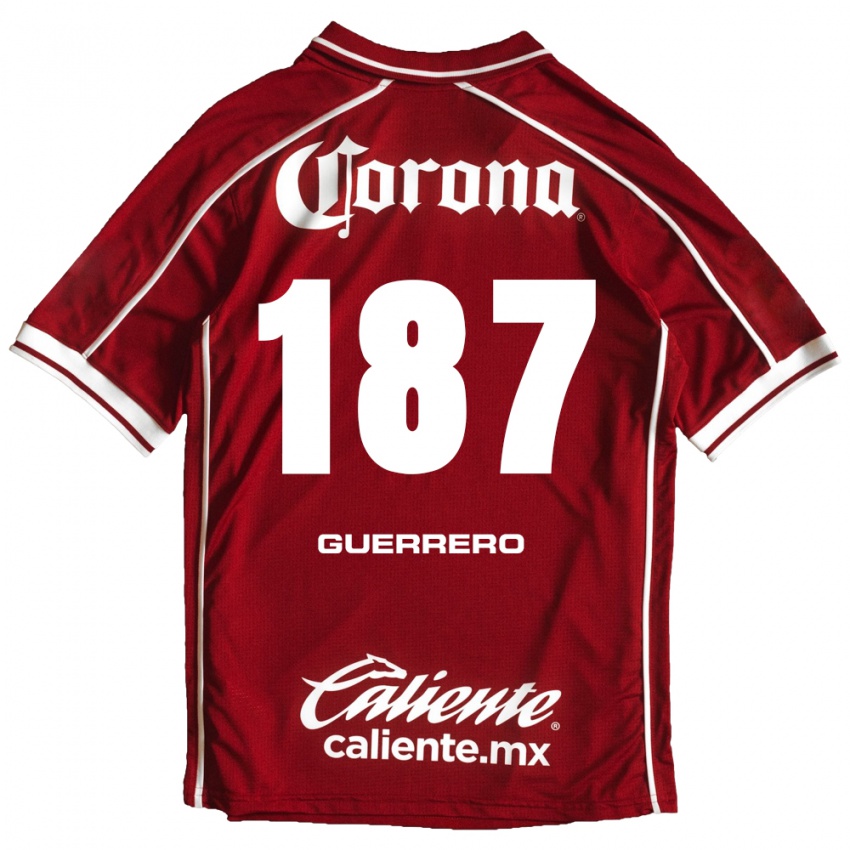 נשים Dominic Guerrero #187 לבן אדום ג'רזי ביתית 2026/27 חולצה קצרה
