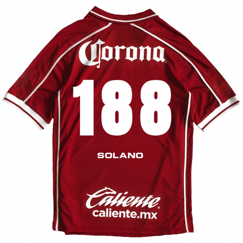 נשים Aldo Solano #188 לבן אדום ג'רזי ביתית 2026/27 חולצה קצרה
