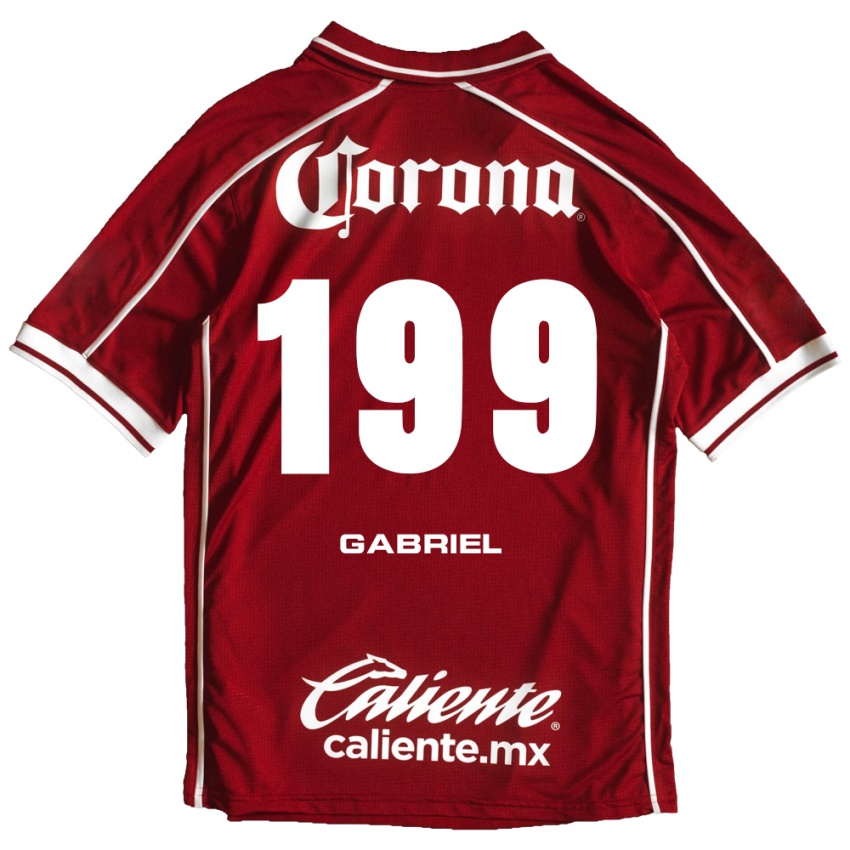 נשים Willian Gabriel #199 לבן אדום ג'רזי ביתית 2026/27 חולצה קצרה