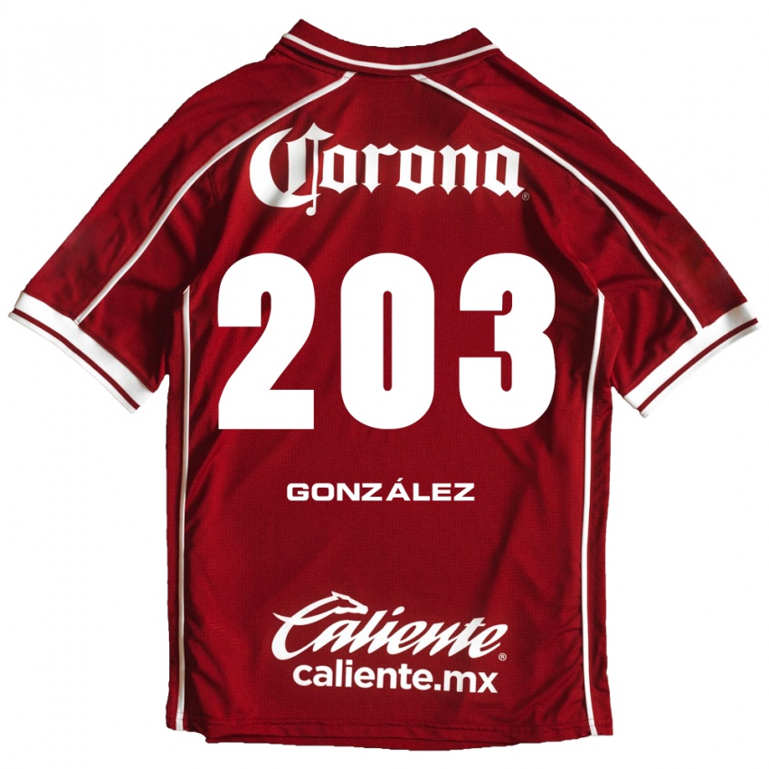 נשים Luis González #203 לבן אדום ג'רזי ביתית 2026/27 חולצה קצרה