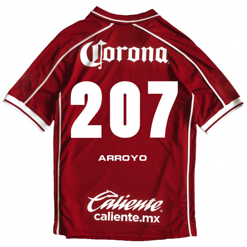 נשים José Arroyo #207 לבן אדום ג'רזי ביתית 2026/27 חולצה קצרה