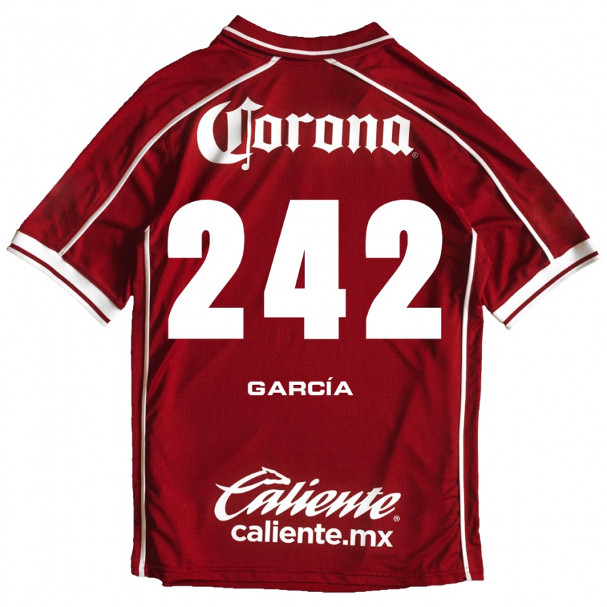 נשים Alejandro García #242 לבן אדום ג'רזי ביתית 2026/27 חולצה קצרה