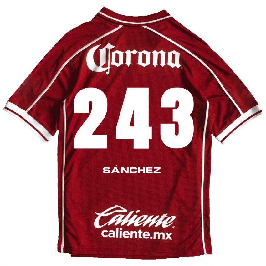 נשים Cedric Sánchez #243 לבן אדום ג'רזי ביתית 2026/27 חולצה קצרה