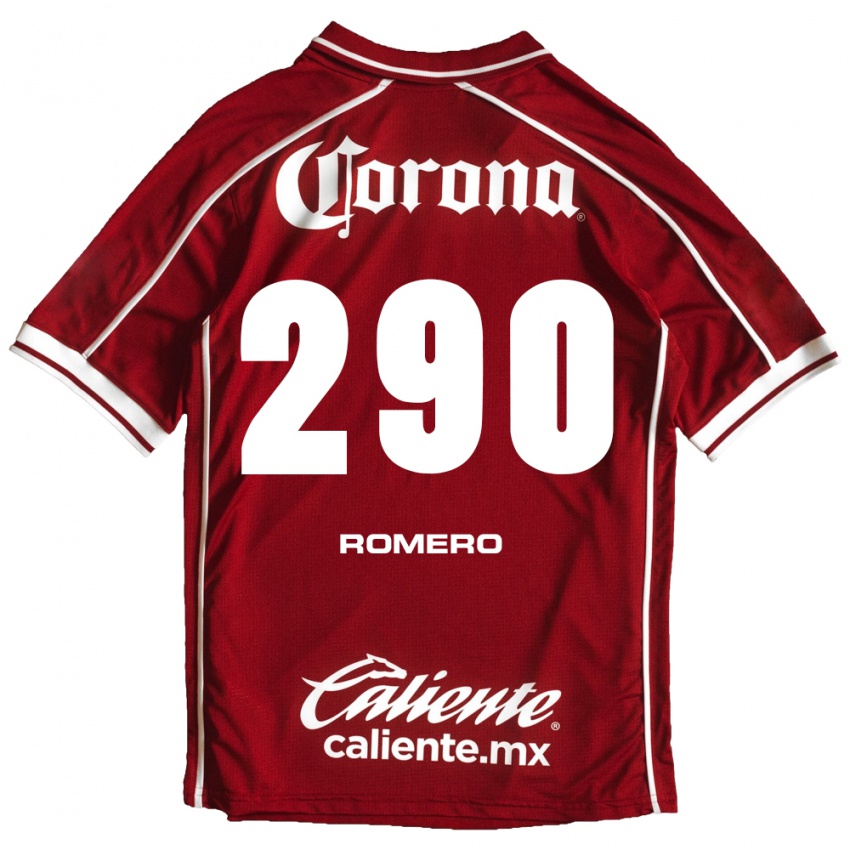 נשים Marvin Romero #290 לבן אדום ג'רזי ביתית 2026/27 חולצה קצרה