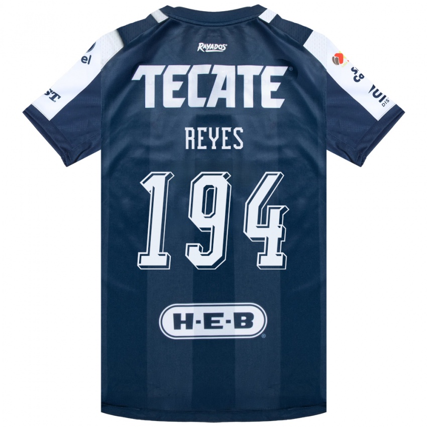נשים Cristian Reyes #194 כחול דיו לבן אדום ג'רזי ביתית 2026/27 חולצה קצרה