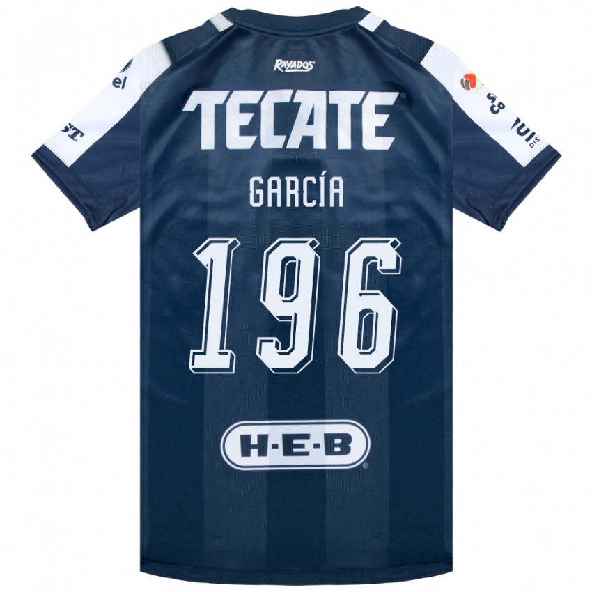 נשים Diego García #196 כחול דיו לבן אדום ג'רזי ביתית 2026/27 חולצה קצרה