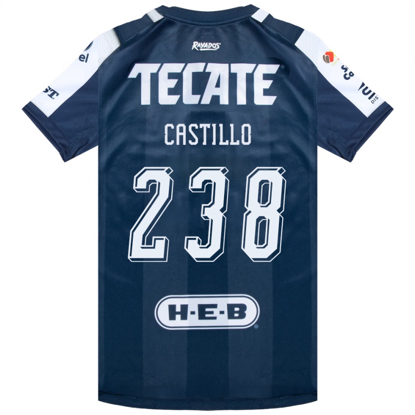 נשים Juan Castillo #238 כחול דיו לבן אדום ג'רזי ביתית 2026/27 חולצה קצרה