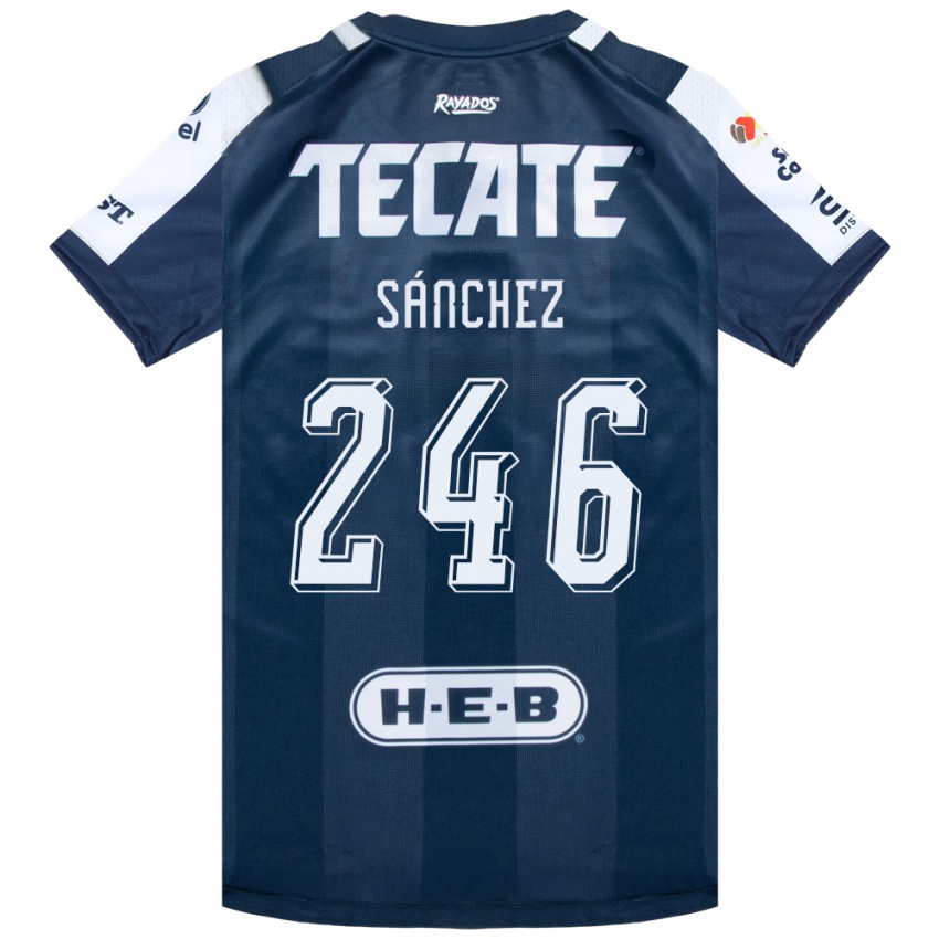 נשים Diego Sánchez #246 כחול דיו לבן אדום ג'רזי ביתית 2026/27 חולצה קצרה