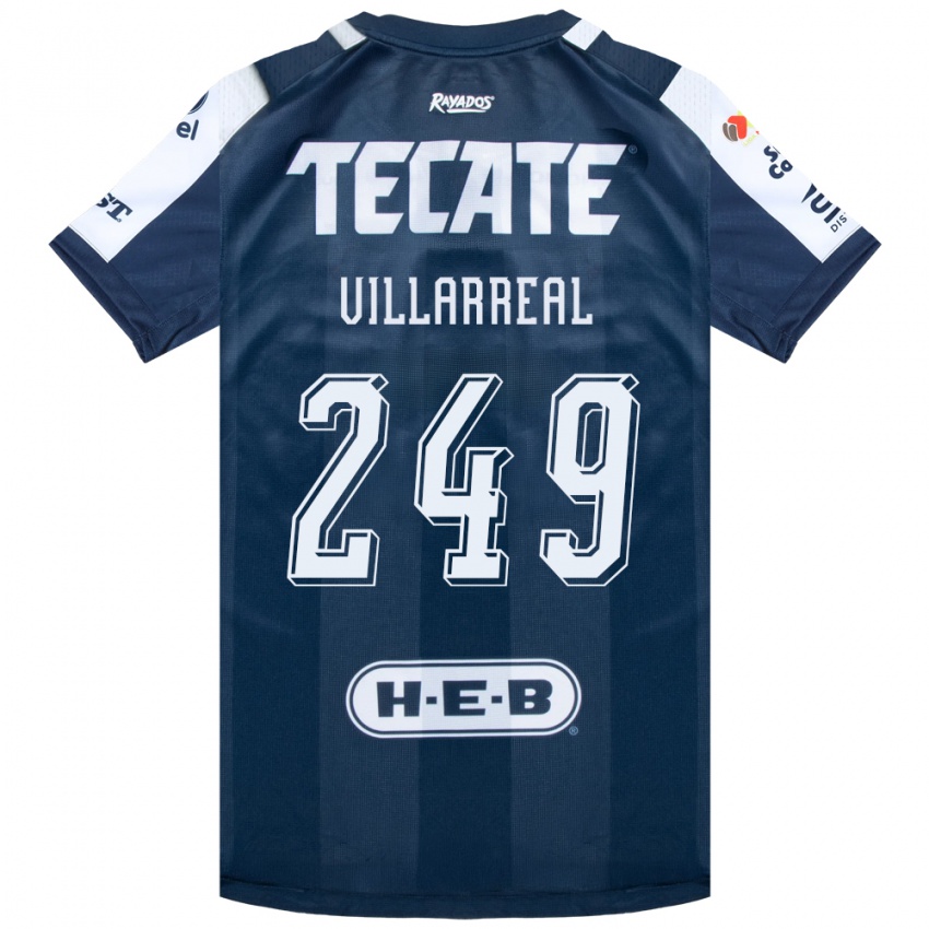 נשים Daniel Villarreal #249 כחול דיו לבן אדום ג'רזי ביתית 2026/27 חולצה קצרה