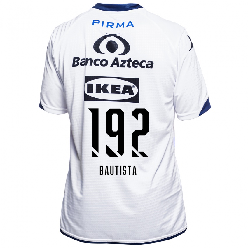 נשים Gael Bautista #192 לבן שחור כחול ג'רזי ביתית 2026/27 חולצה קצרה