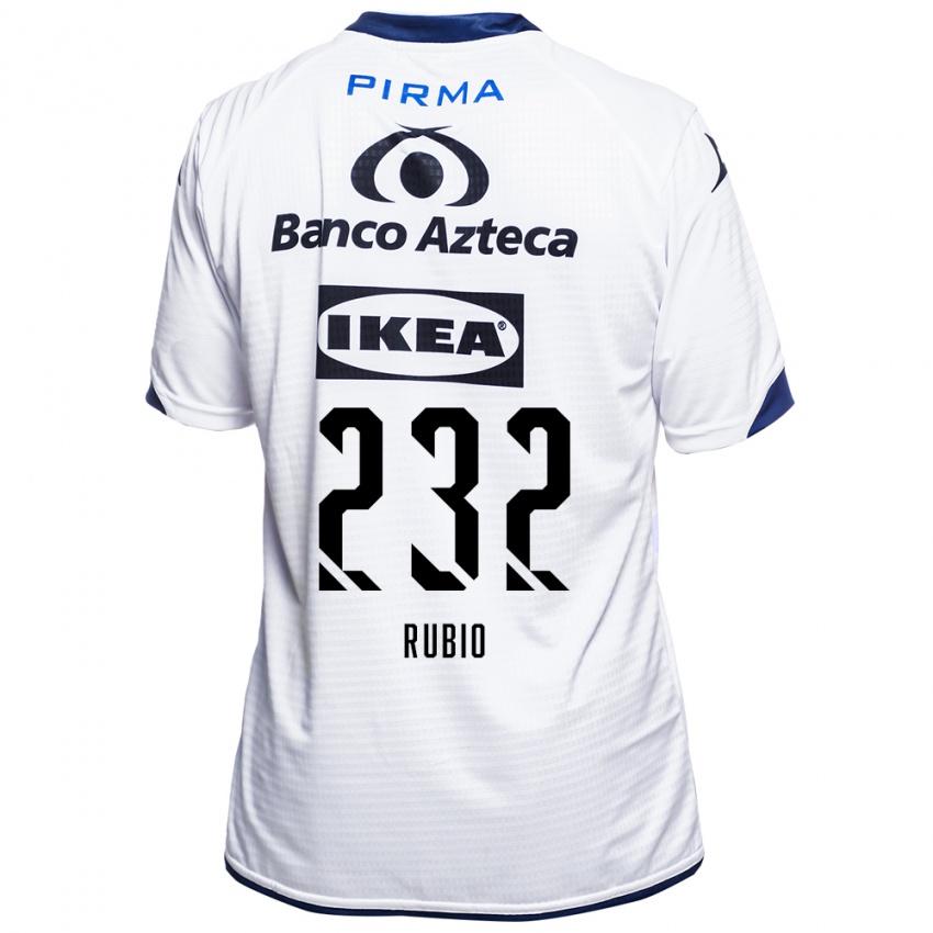 נשים Gregorio Rubio #232 לבן שחור כחול ג'רזי ביתית 2026/27 חולצה קצרה