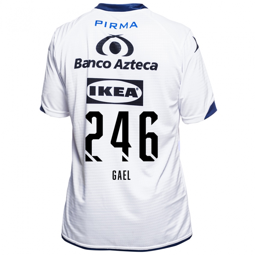 נשים Gael De La Torre #246 לבן שחור כחול ג'רזי ביתית 2026/27 חולצה קצרה