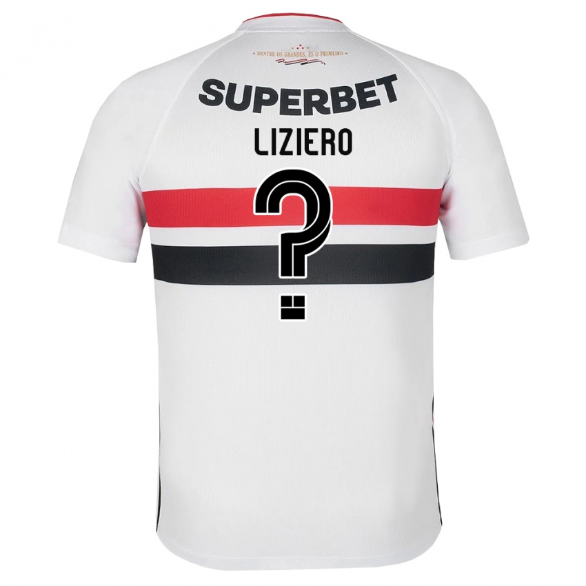 נשים Igor Liziero #0 לבן אדום שחור ג'רזי ביתית 2026/27 חולצה קצרה