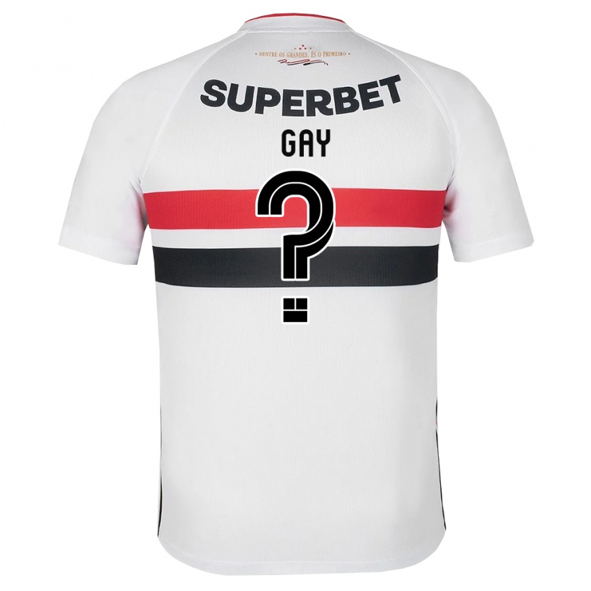 נשים Ganael Gay #0 לבן אדום שחור ג'רזי ביתית 2026/27 חולצה קצרה