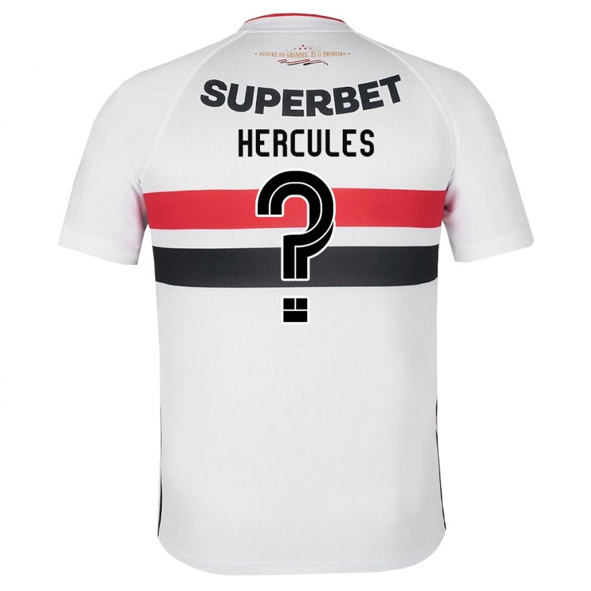 נשים Hercules #0 לבן אדום שחור ג'רזי ביתית 2026/27 חולצה קצרה
