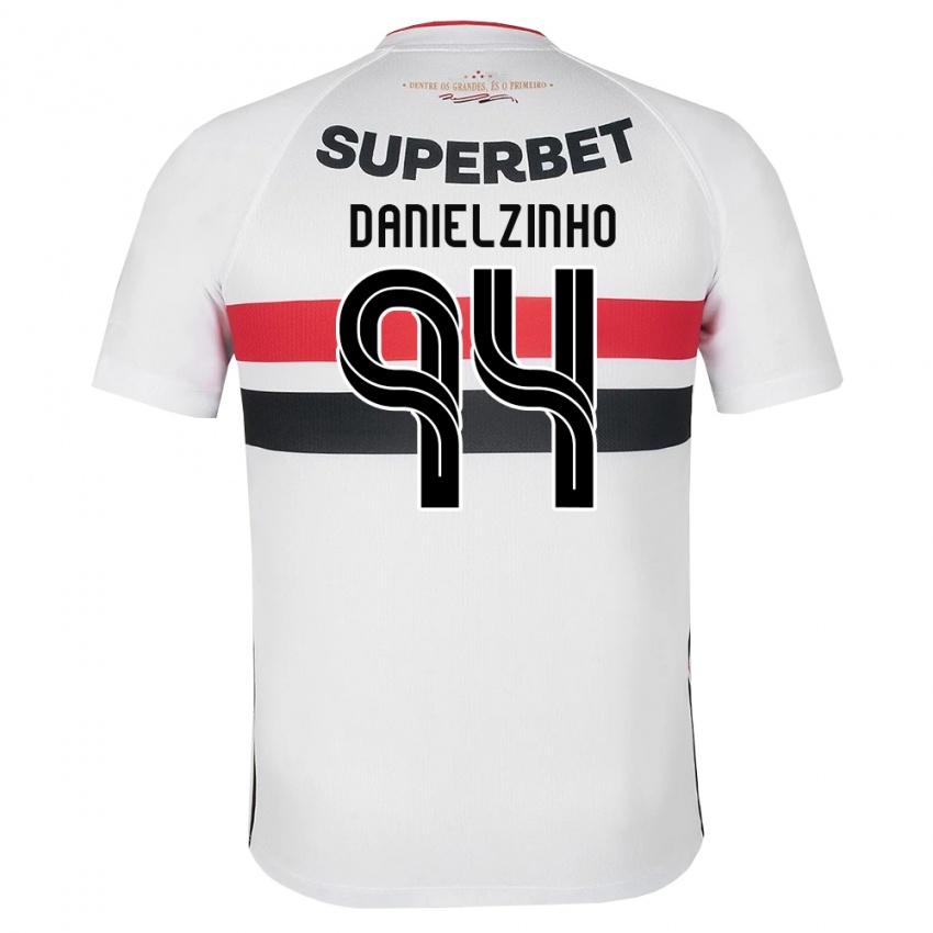 נשים Danielzinho #94 לבן אדום שחור ג'רזי ביתית 2026/27 חולצה קצרה