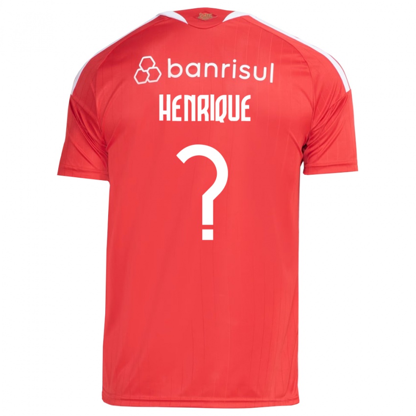 נשים Henrique #0 אדום לבן ג'רזי ביתית 2026/27 חולצה קצרה