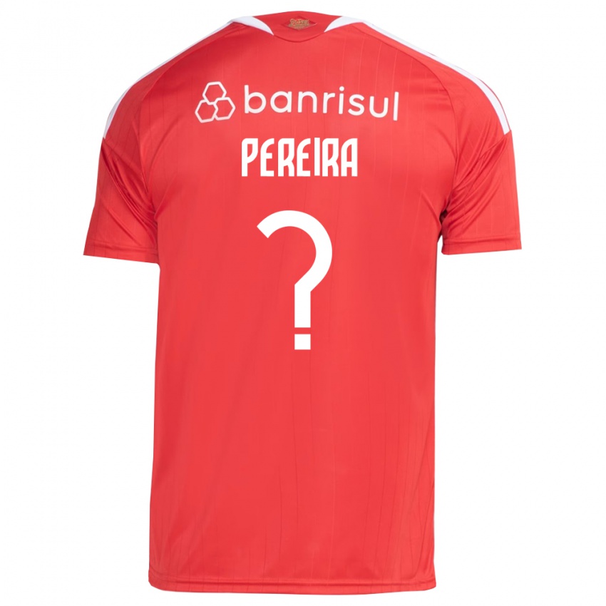 נשים Igor Pereira #0 אדום לבן ג'רזי ביתית 2026/27 חולצה קצרה