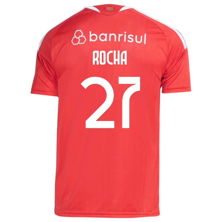 נשים Kaique Rocha #27 אדום לבן ג'רזי ביתית 2026/27 חולצה קצרה