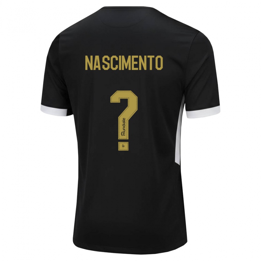 נשים Ruan Nascimento #0 שחור לבן צהוב ג'רזי ביתית 2026/27 חולצה קצרה
