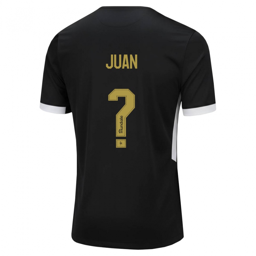 נשים Thiago Juan #0 שחור לבן צהוב ג'רזי ביתית 2026/27 חולצה קצרה
