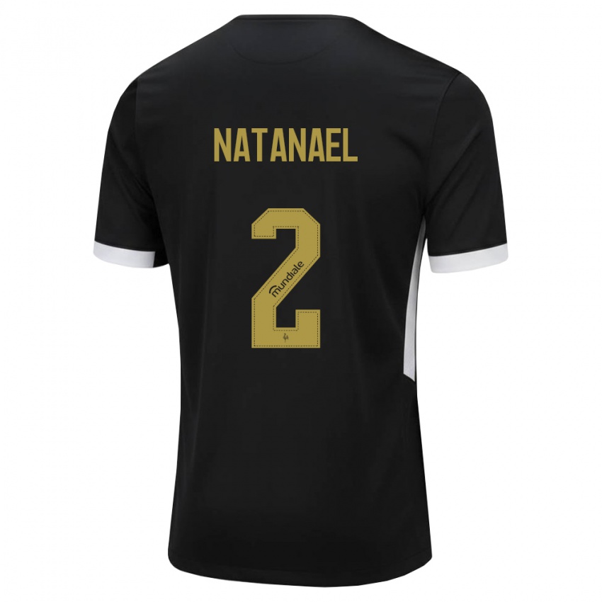 נשים Natanael #2 שחור לבן צהוב ג'רזי ביתית 2026/27 חולצה קצרה
