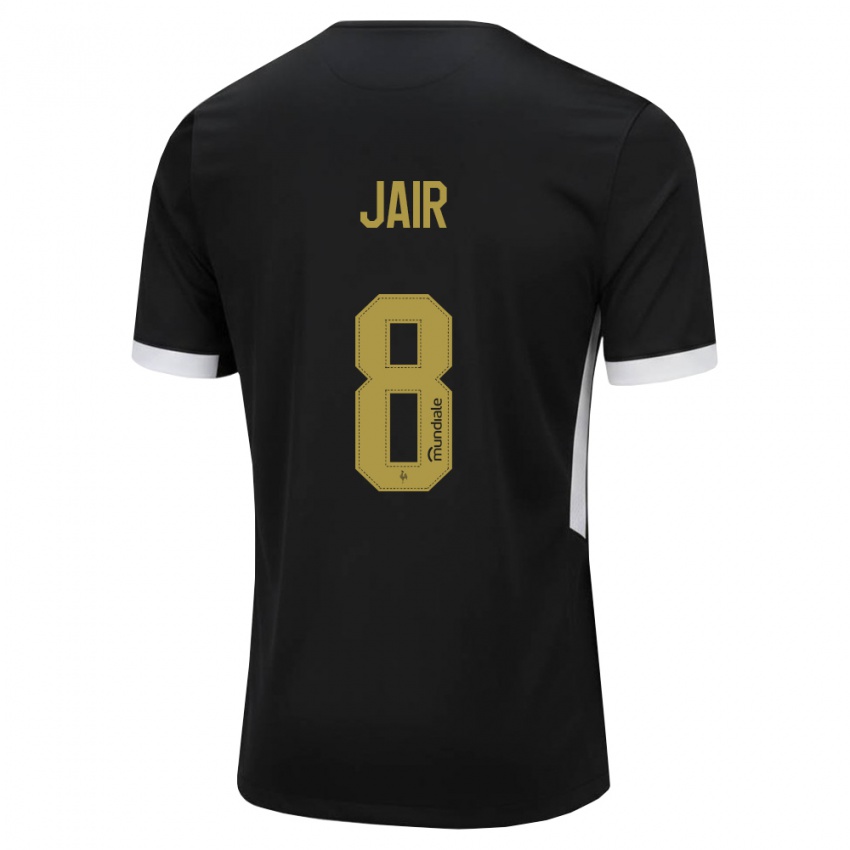 נשים Jair #8 שחור לבן צהוב ג'רזי ביתית 2026/27 חולצה קצרה