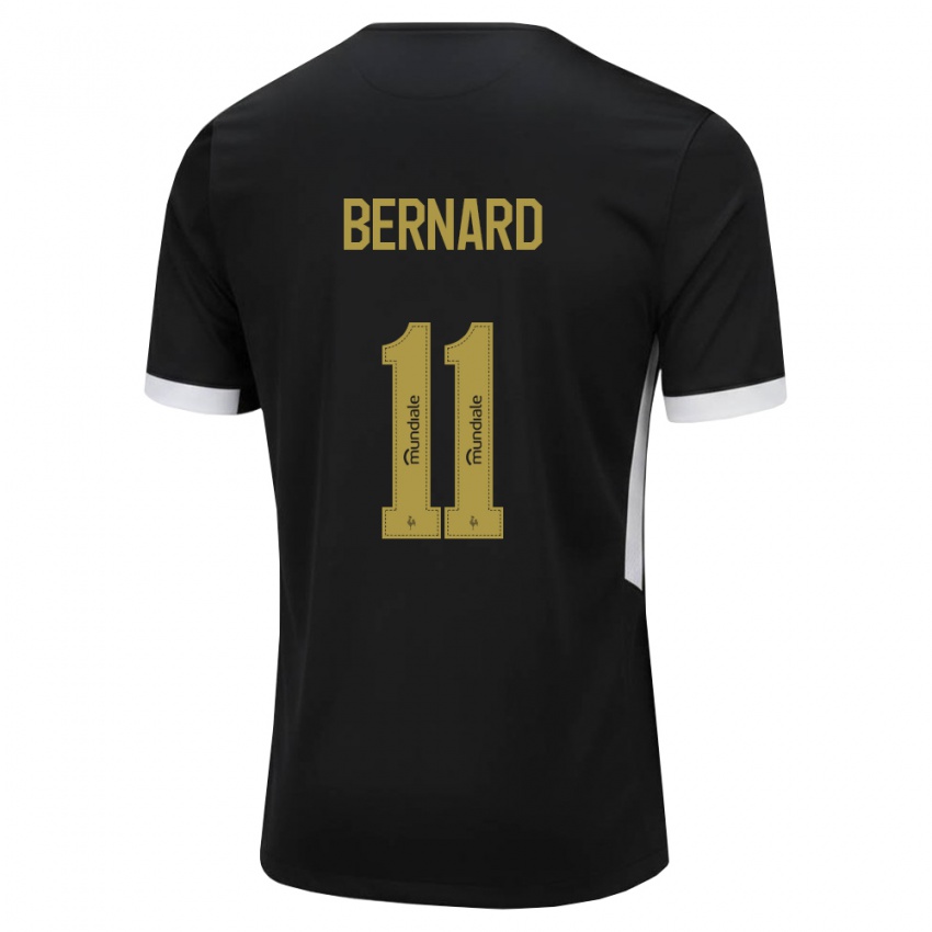 נשים Bernard #11 שחור לבן צהוב ג'רזי ביתית 2026/27 חולצה קצרה