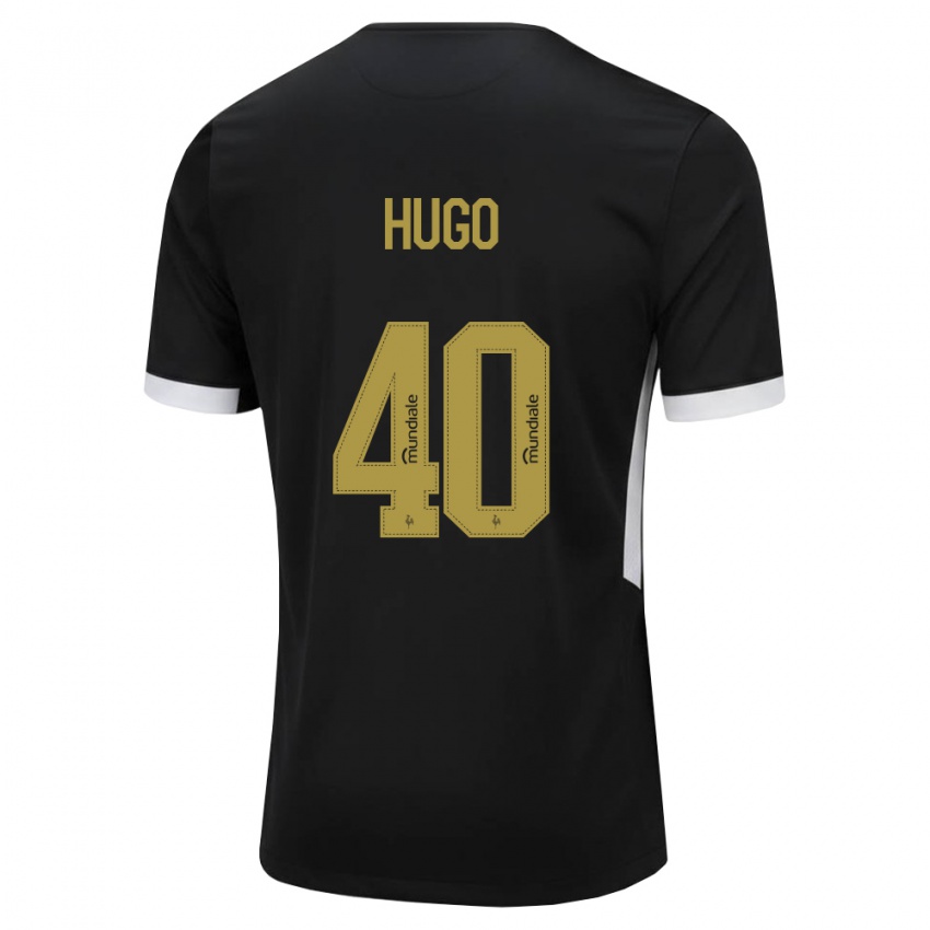 נשים Victor Hugo #40 שחור לבן צהוב ג'רזי ביתית 2026/27 חולצה קצרה