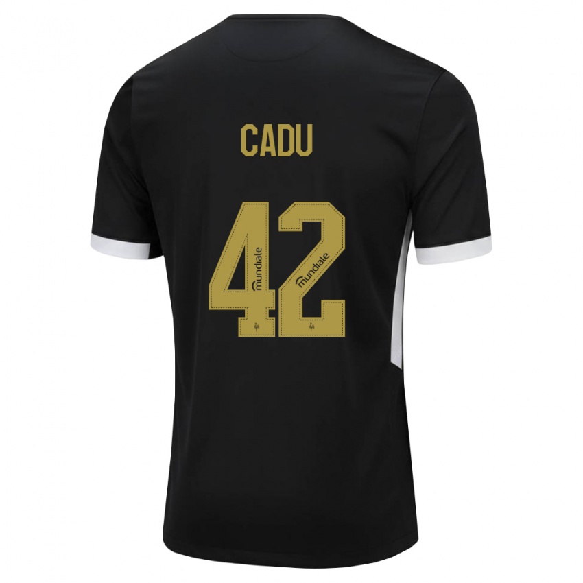 נשים Cadu #42 שחור לבן צהוב ג'רזי ביתית 2026/27 חולצה קצרה