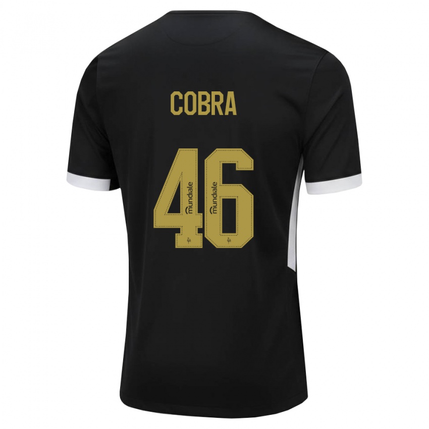 נשים Pedro Cobra #46 שחור לבן צהוב ג'רזי ביתית 2026/27 חולצה קצרה