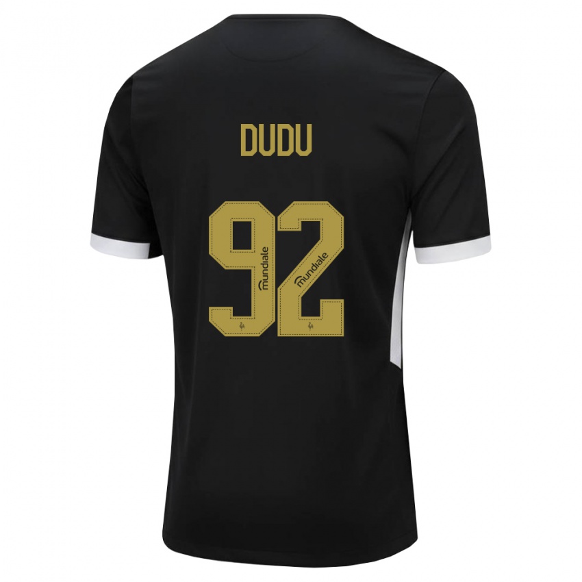 נשים דודו #92 שחור לבן צהוב ג'רזי ביתית 2026/27 חולצה קצרה