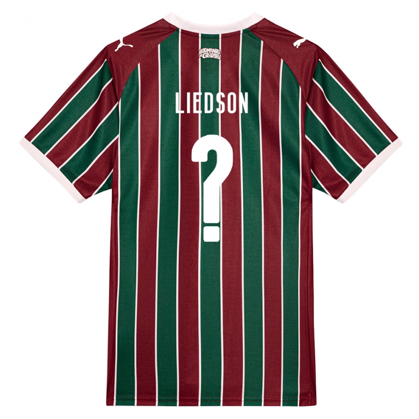 נשים Gleydson Liedson Sarges Lopes #0 ירוק בורדו לבן ג'רזי ביתית 2026/27 חולצה קצרה