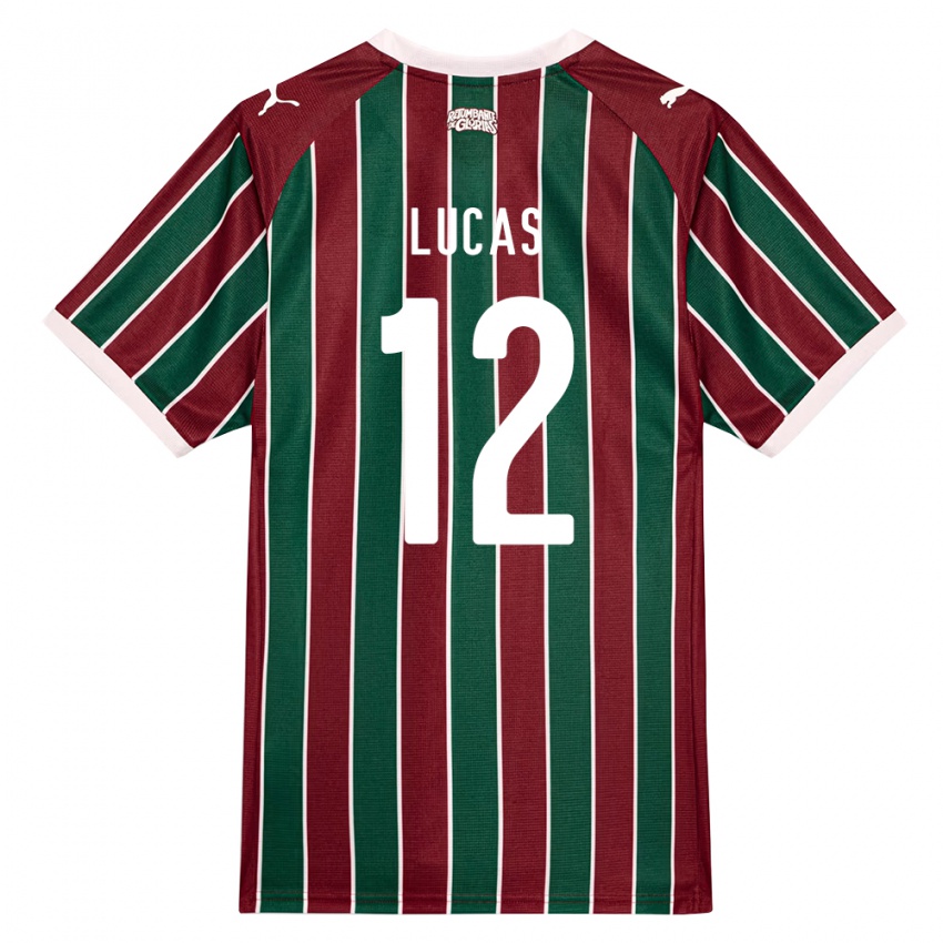 נשים André Lucas #12 ירוק בורדו לבן ג'רזי ביתית 2026/27 חולצה קצרה