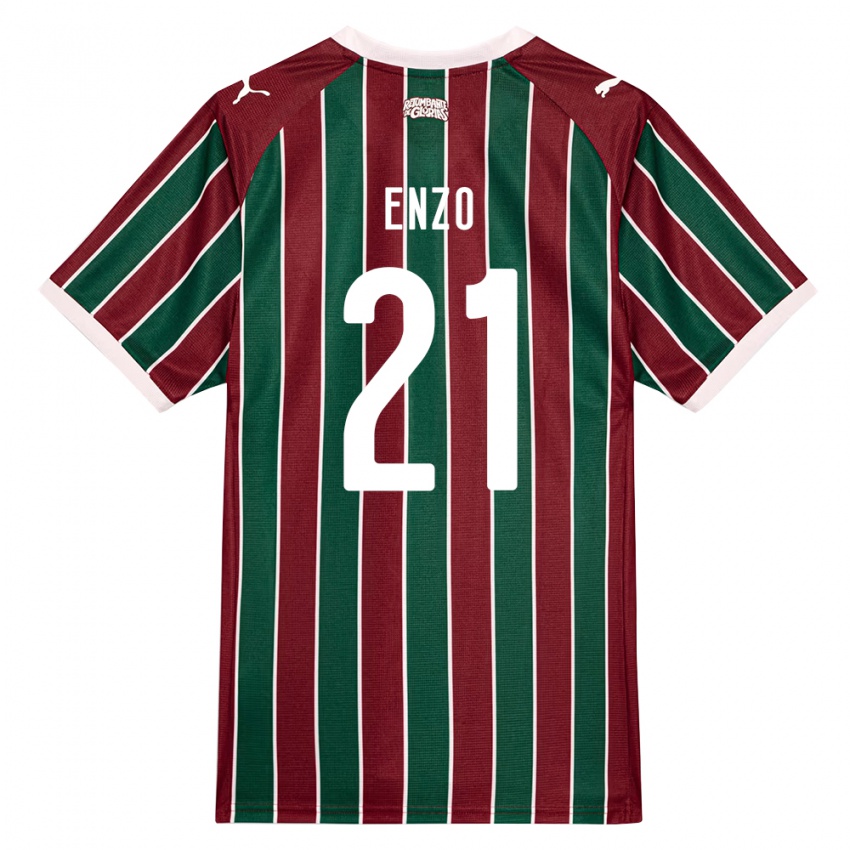 נשים Enzo Munerato Sene #21 ירוק בורדו לבן ג'רזי ביתית 2026/27 חולצה קצרה