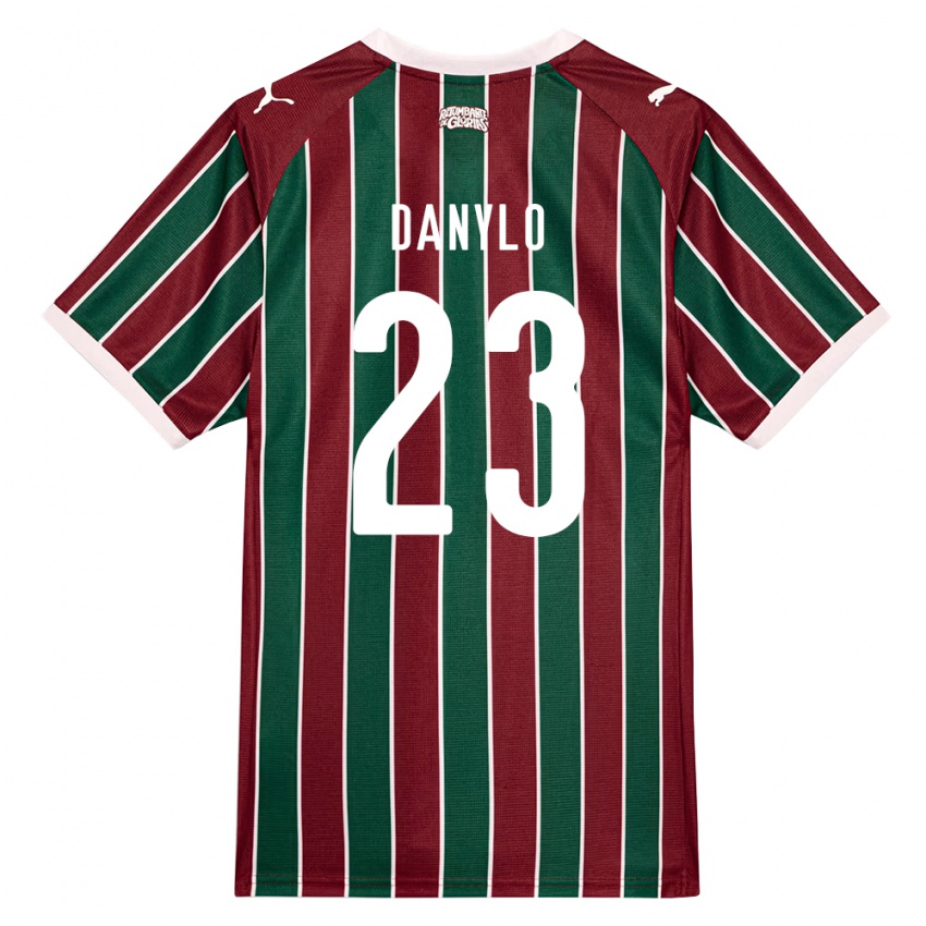 נשים Danylo #23 ירוק בורדו לבן ג'רזי ביתית 2026/27 חולצה קצרה