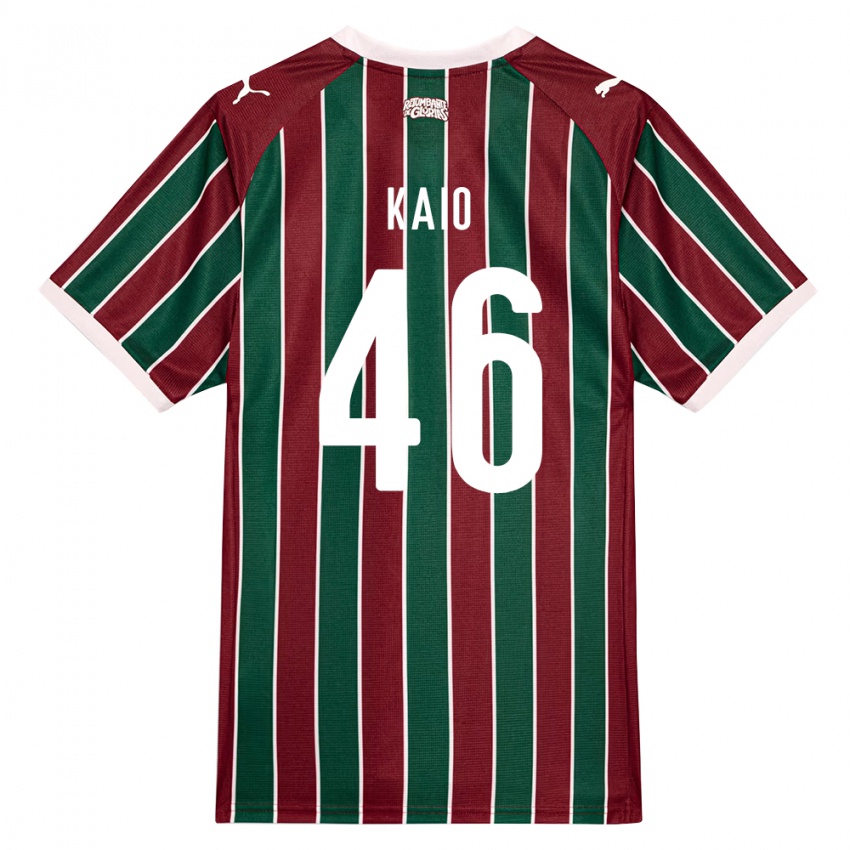 נשים Kaio Borges Correa #46 ירוק בורדו לבן ג'רזי ביתית 2026/27 חולצה קצרה