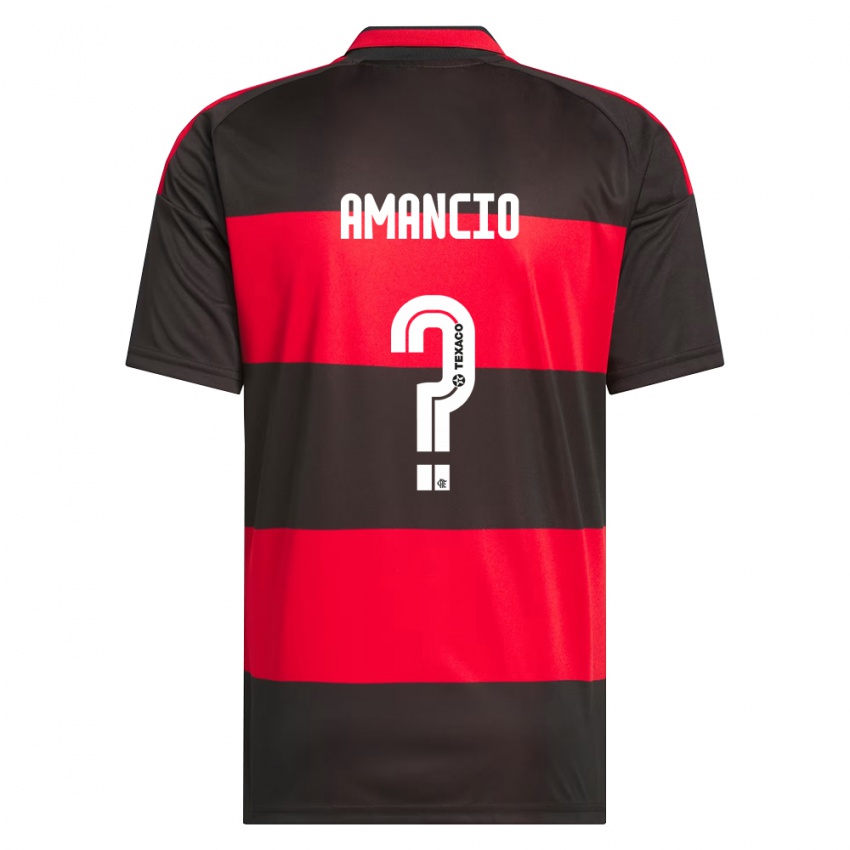 נשים Gabriel Amancio #0 אדום שחור לבן ג'רזי ביתית 2026/27 חולצה קצרה